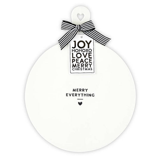 Ceramic Cheese Tray - Merry Everything