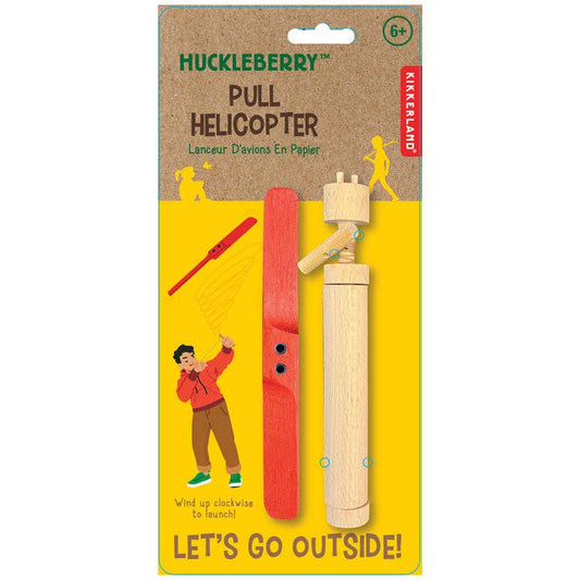 Huckberry Pull Helicopter Toy
