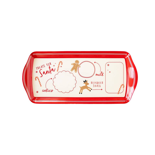 Believe Santa Cookie Mini Melamine Party Tray