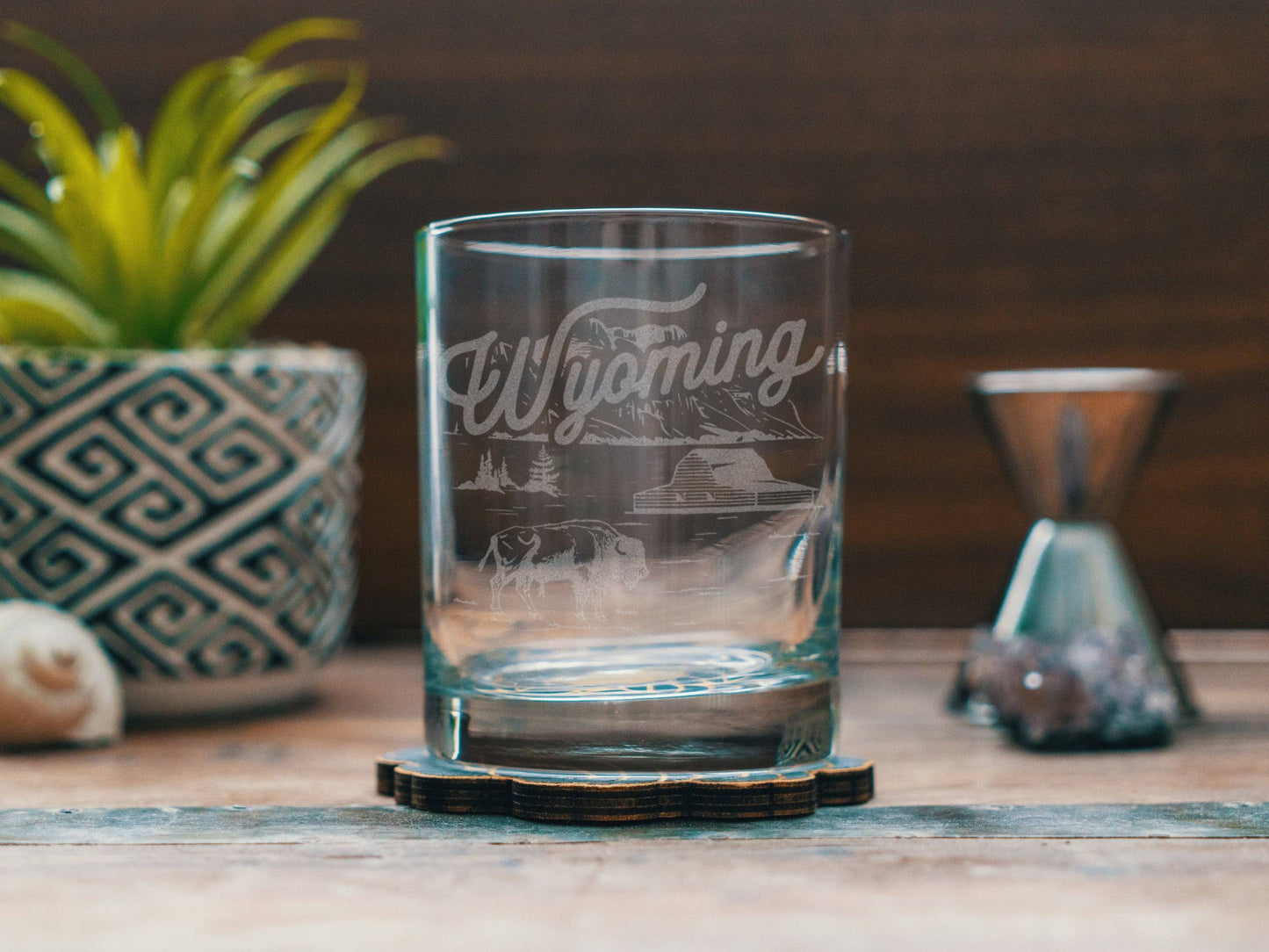 Wyoming State Drinking Glasses