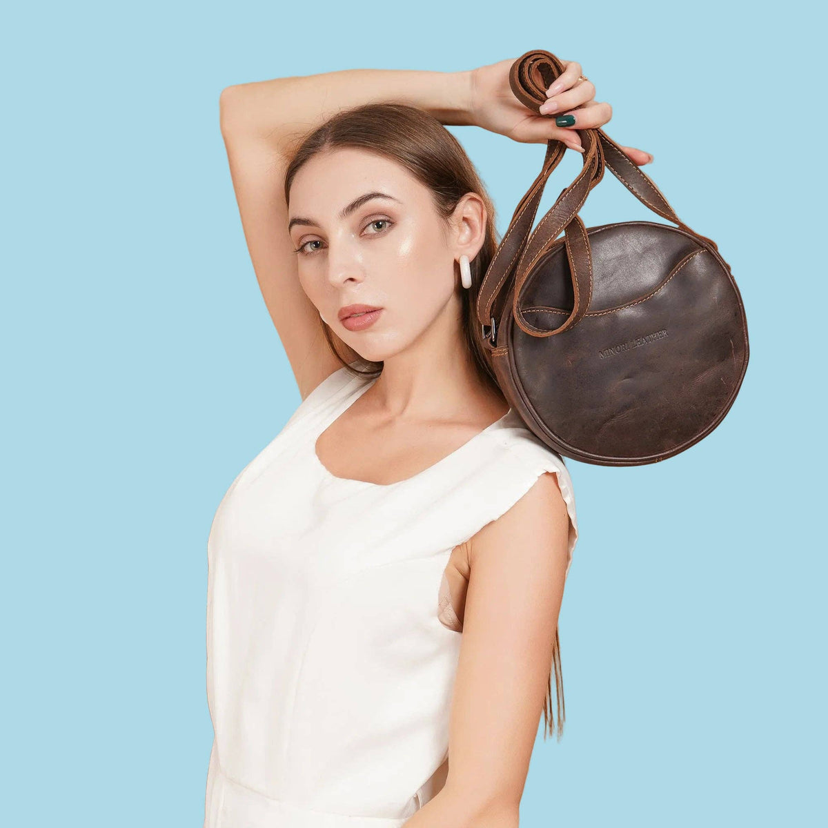 Luna Leather Crossbody Bag