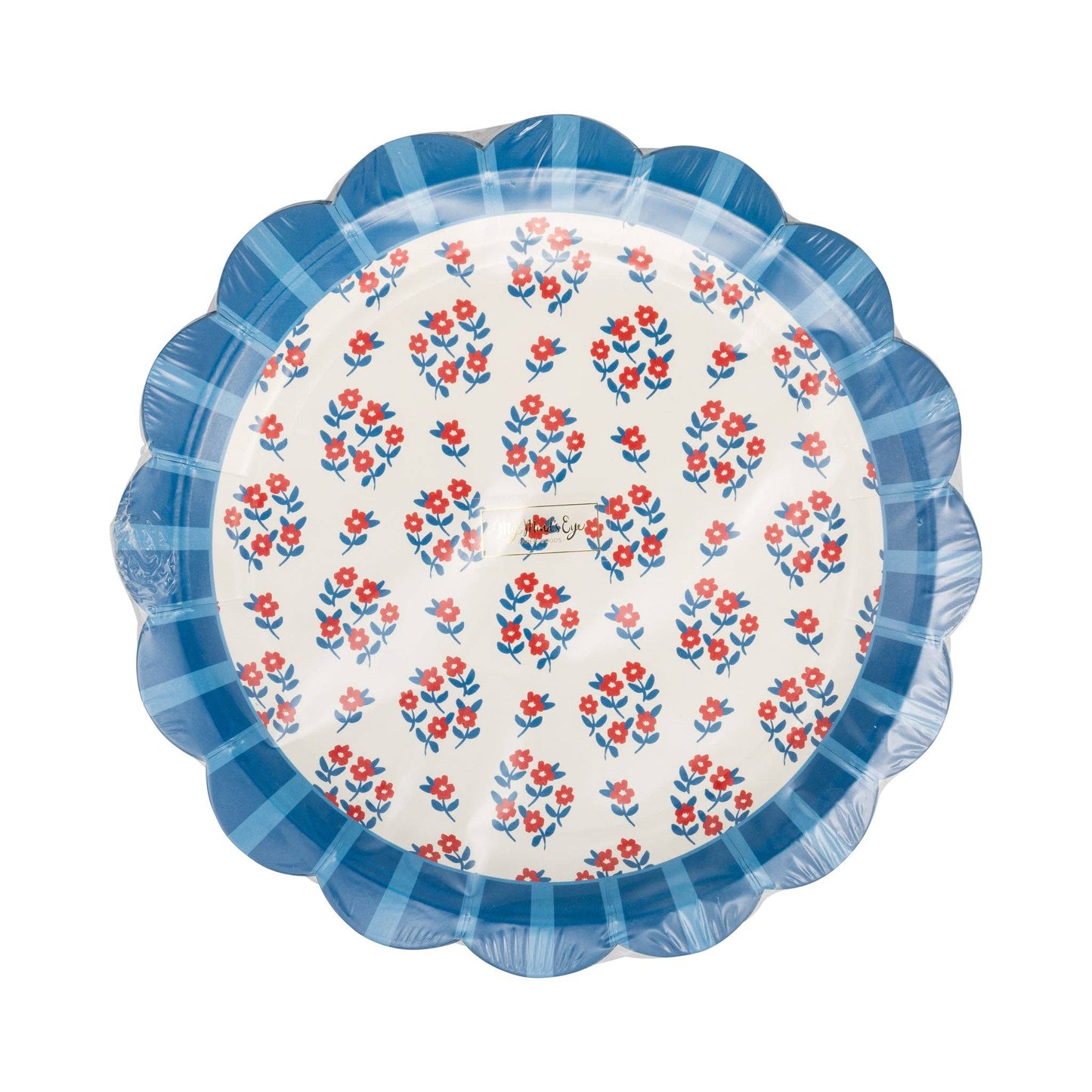 Floral Paper Plate Set - 9"