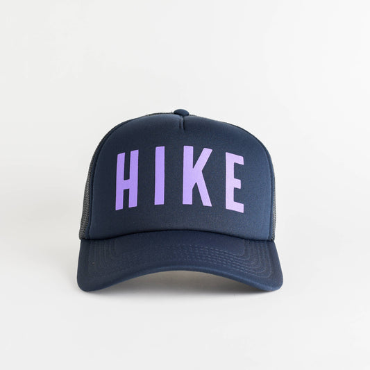 Hike Recycled Woman's Trucker Hat - navy