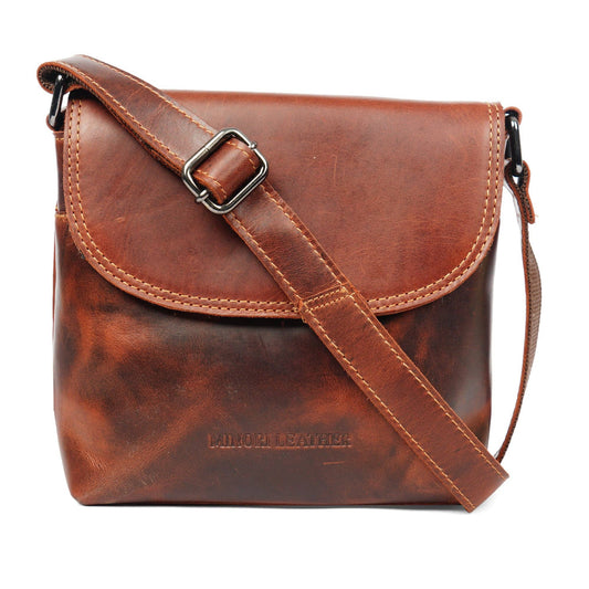Mila Leather Crossbody Bag