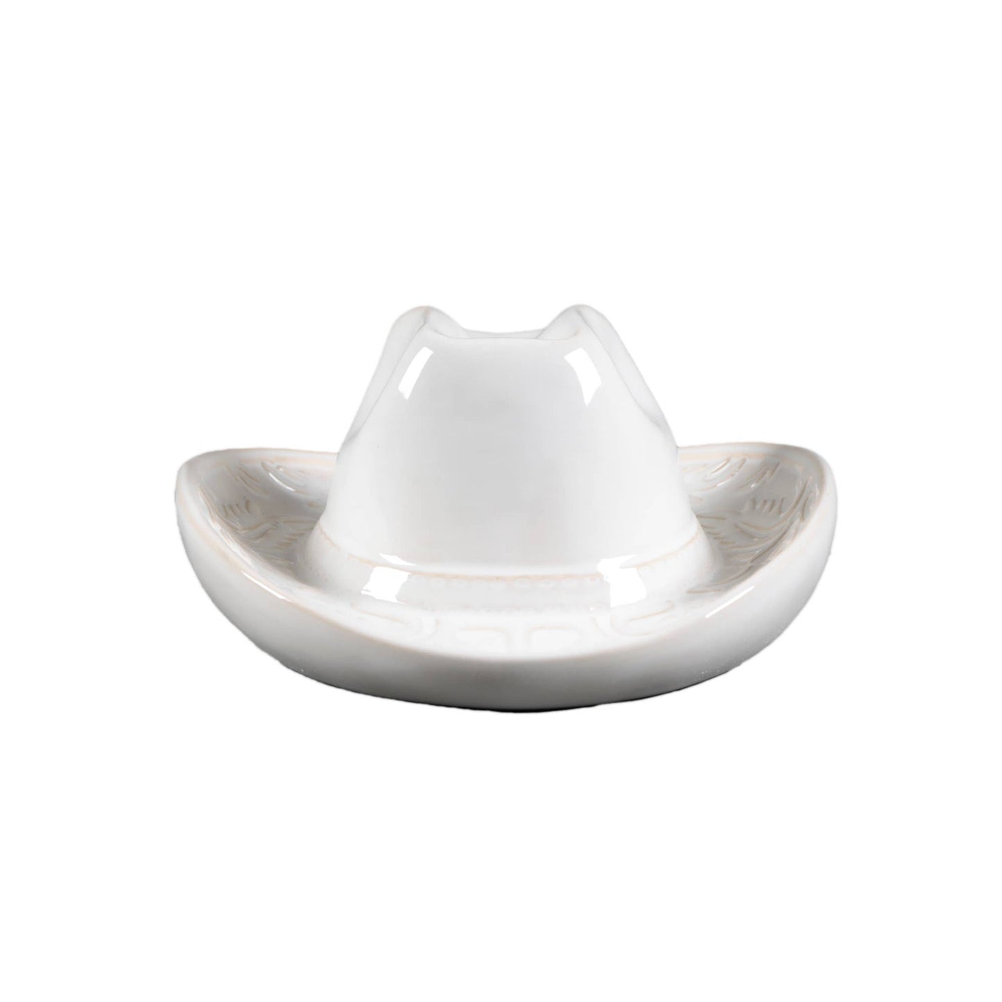 Cowboy Hat Hanging Vase 8"