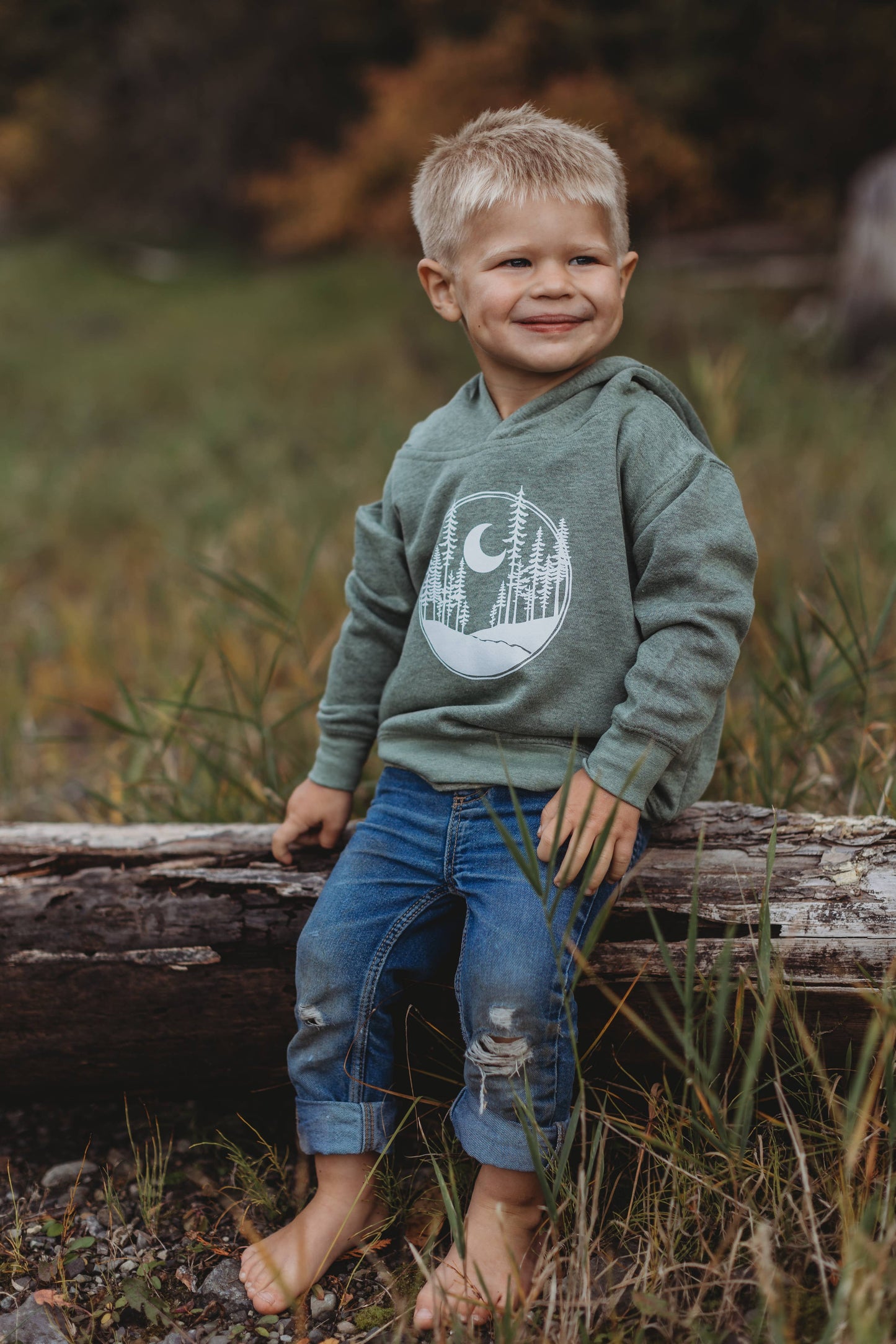 Crescent Moon Toddler Hoodie