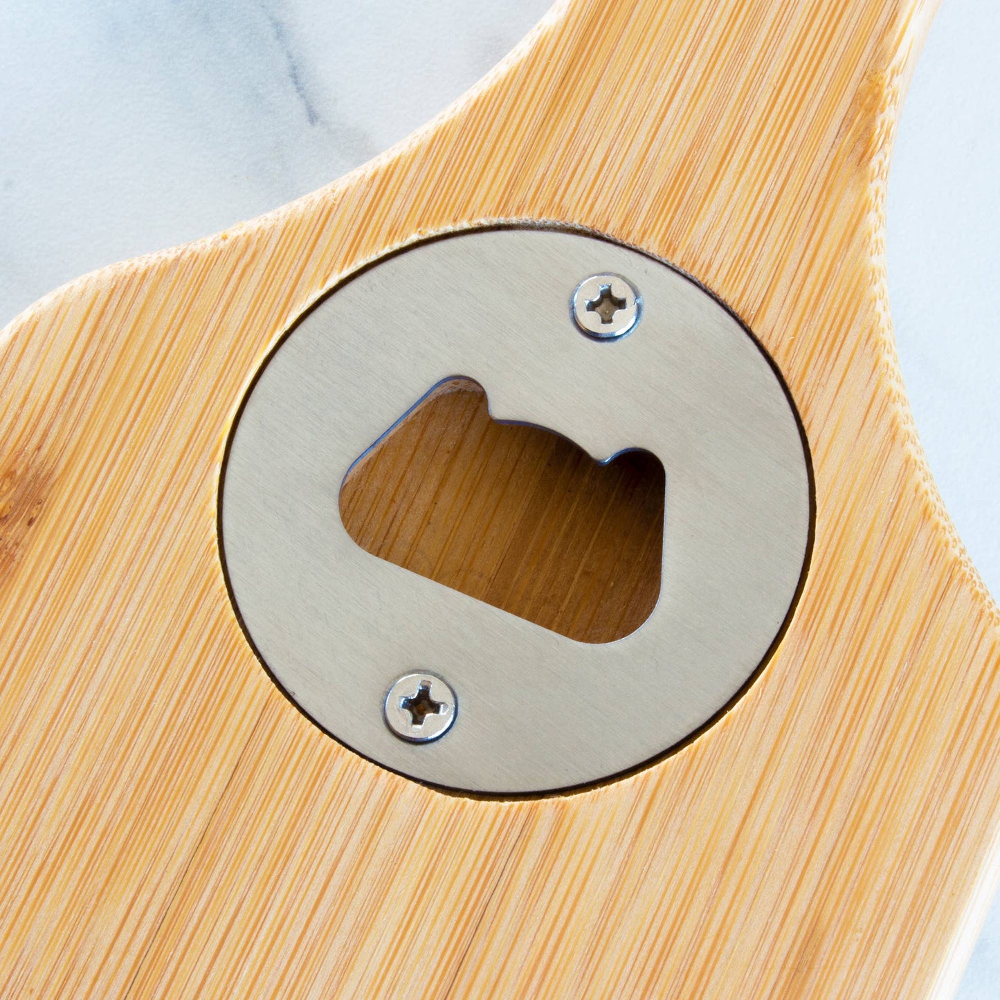 Bristle-Free BBQ Grill Scraper with Opener