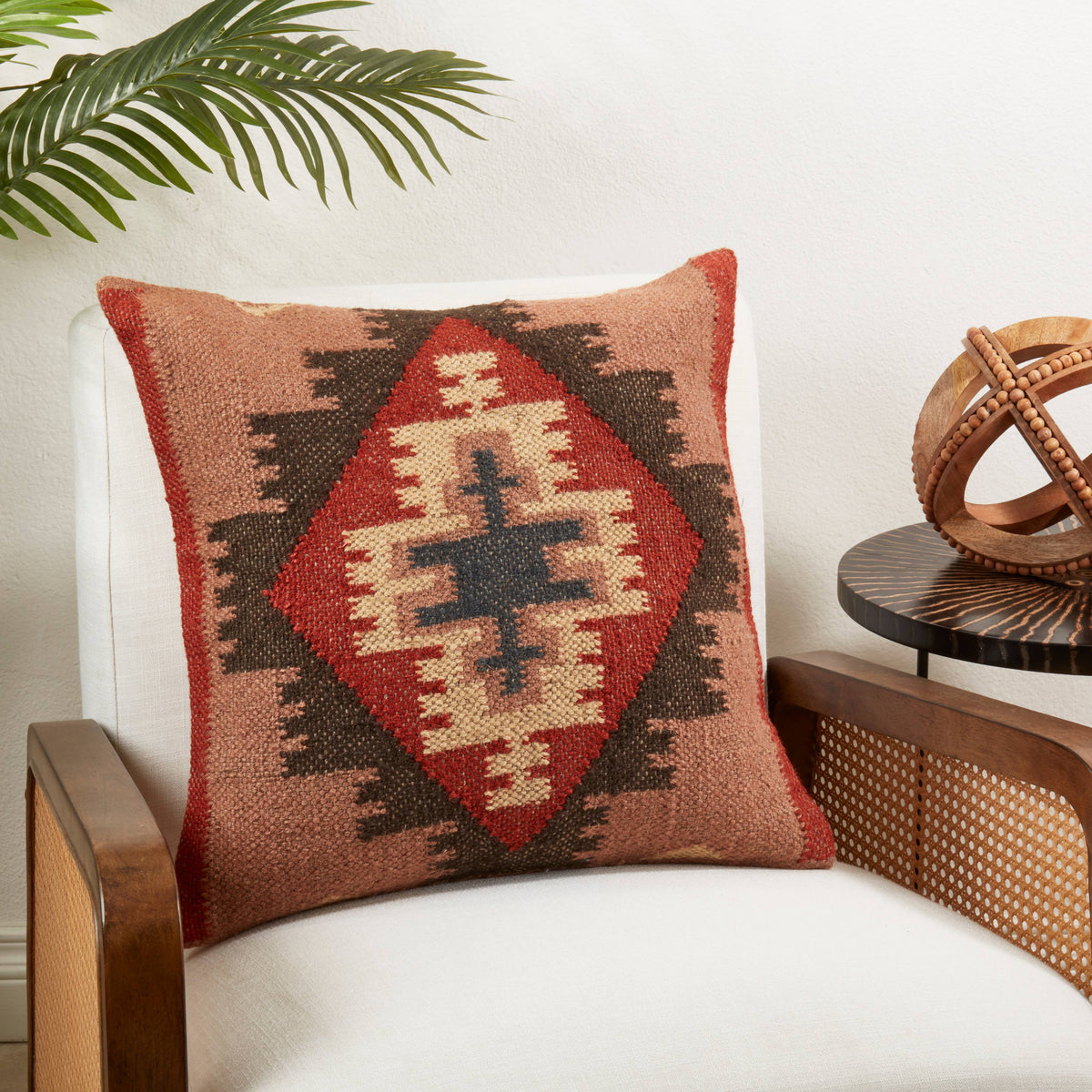 Kilim Design Pillow - Down Filled