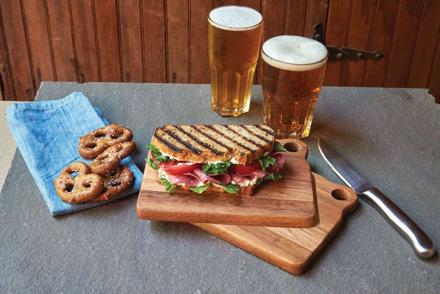 Sandwich Boards, Acacia Wood, 2-Piece