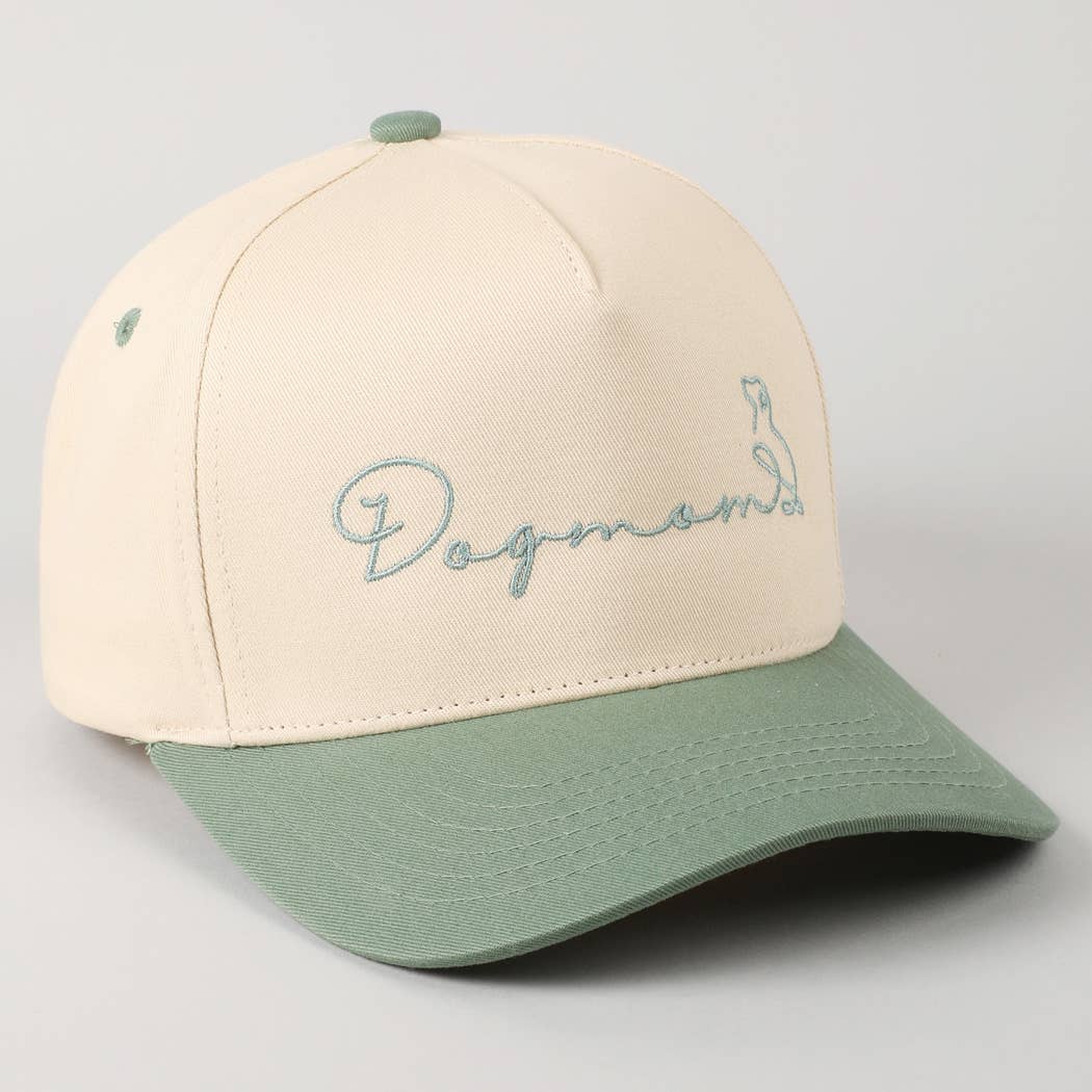 Dog Mom with Dog Symbol Two-Tone Trucker Hat