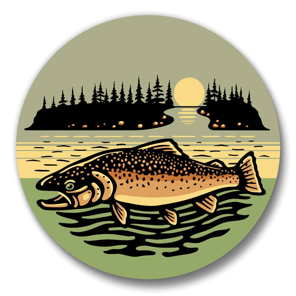 Trout Magnetic Bottle Opener – 2.25"
