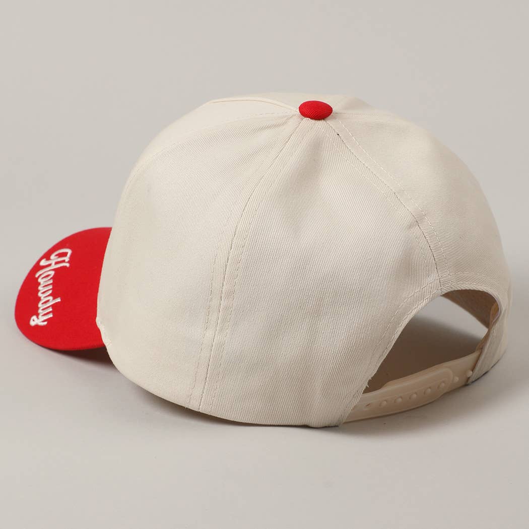 Woman's Cowboy Embroidery Cap