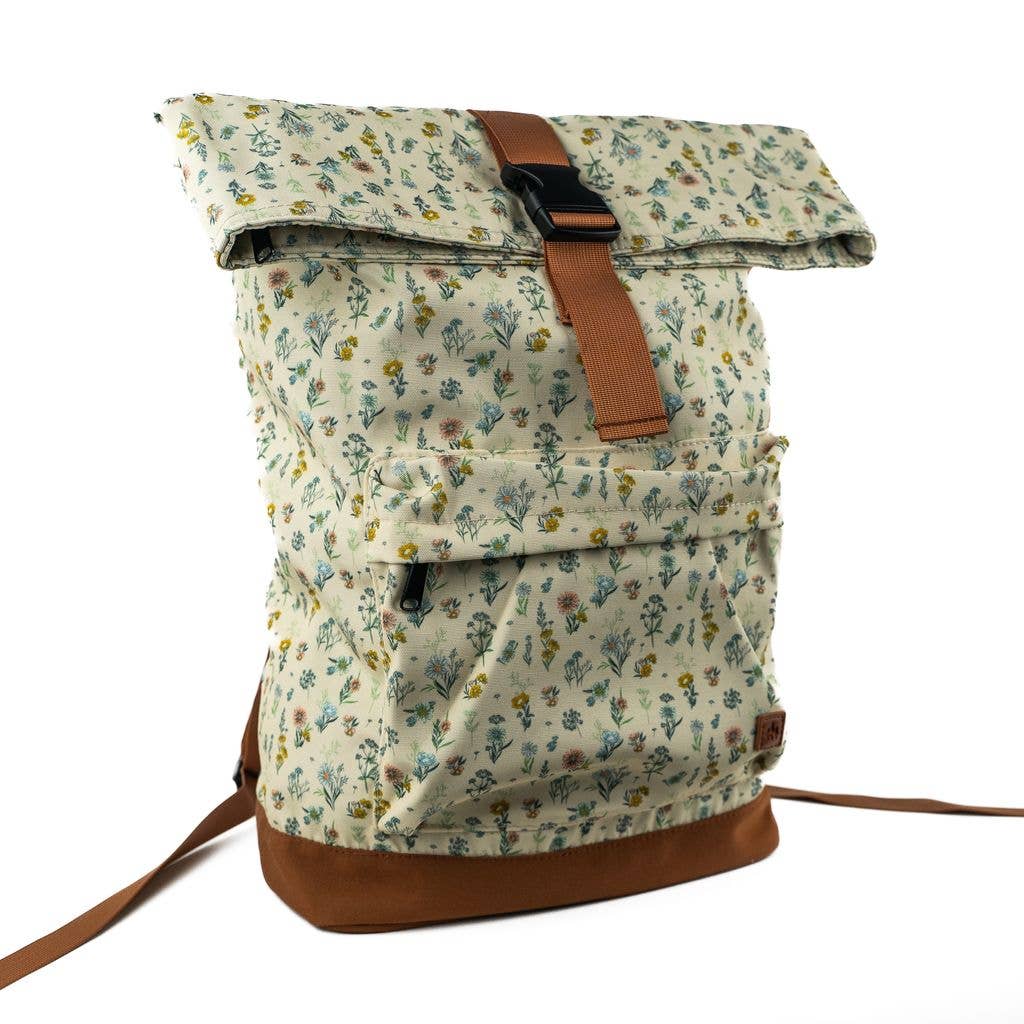 Adventure Anna Backpack - Spring Floral Cream