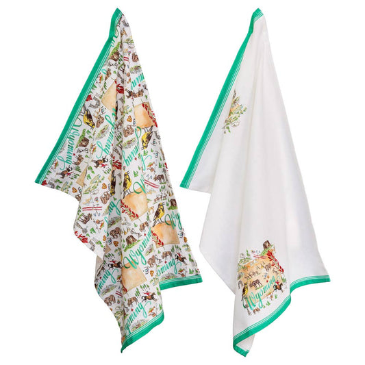 Wyoming Cotton Tea Towels Set Of 2