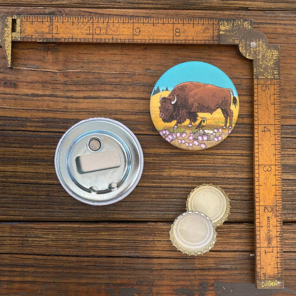 Buffalo Magnetic Bottle Opener