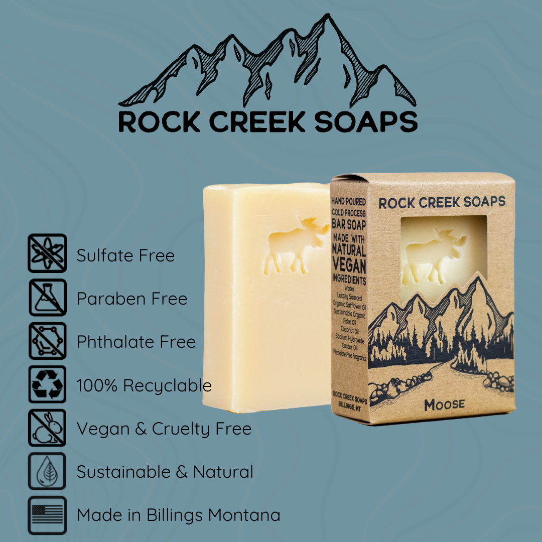Moose Bar Soap: Balsam & Cedar