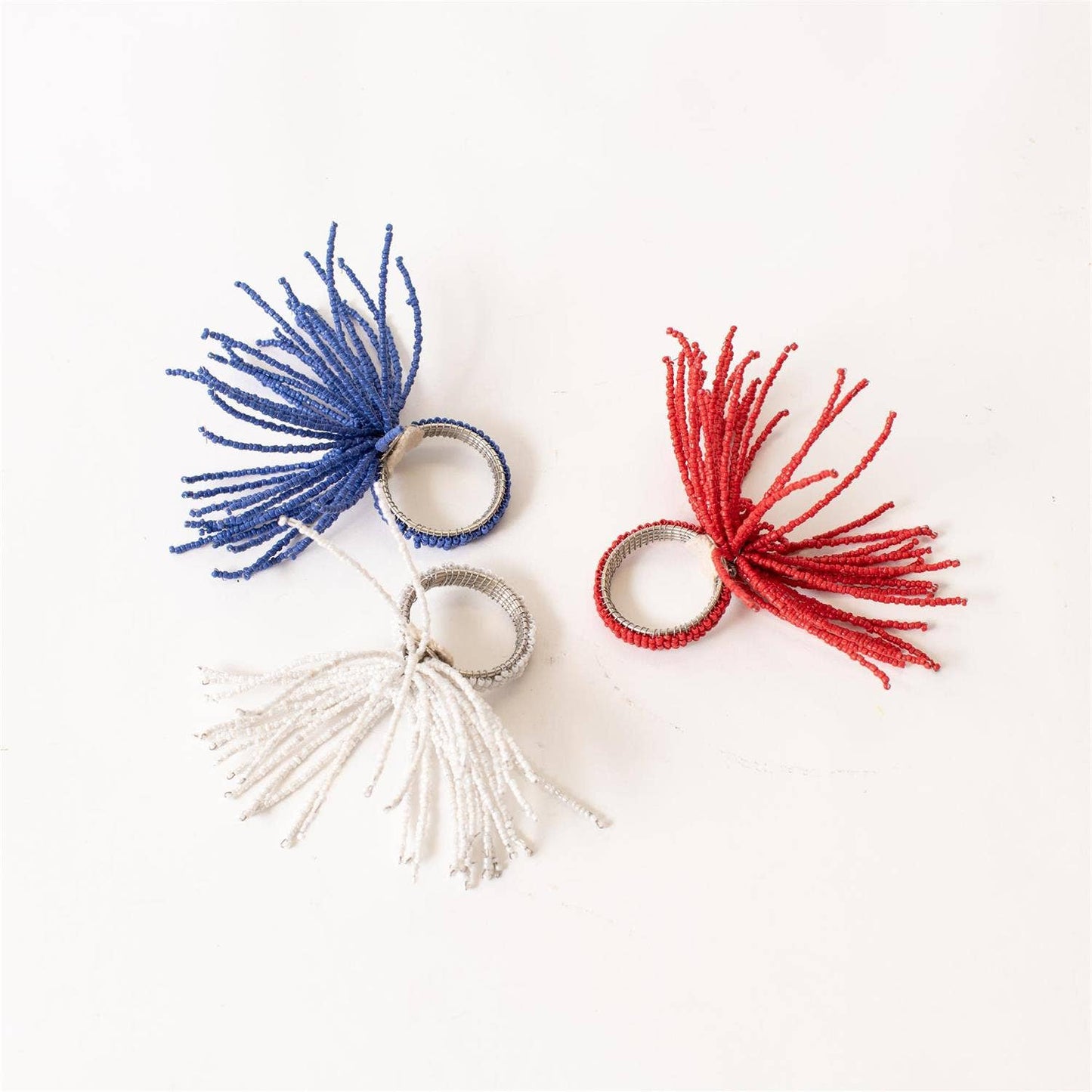 Americana Fireworks Napkin Ties
