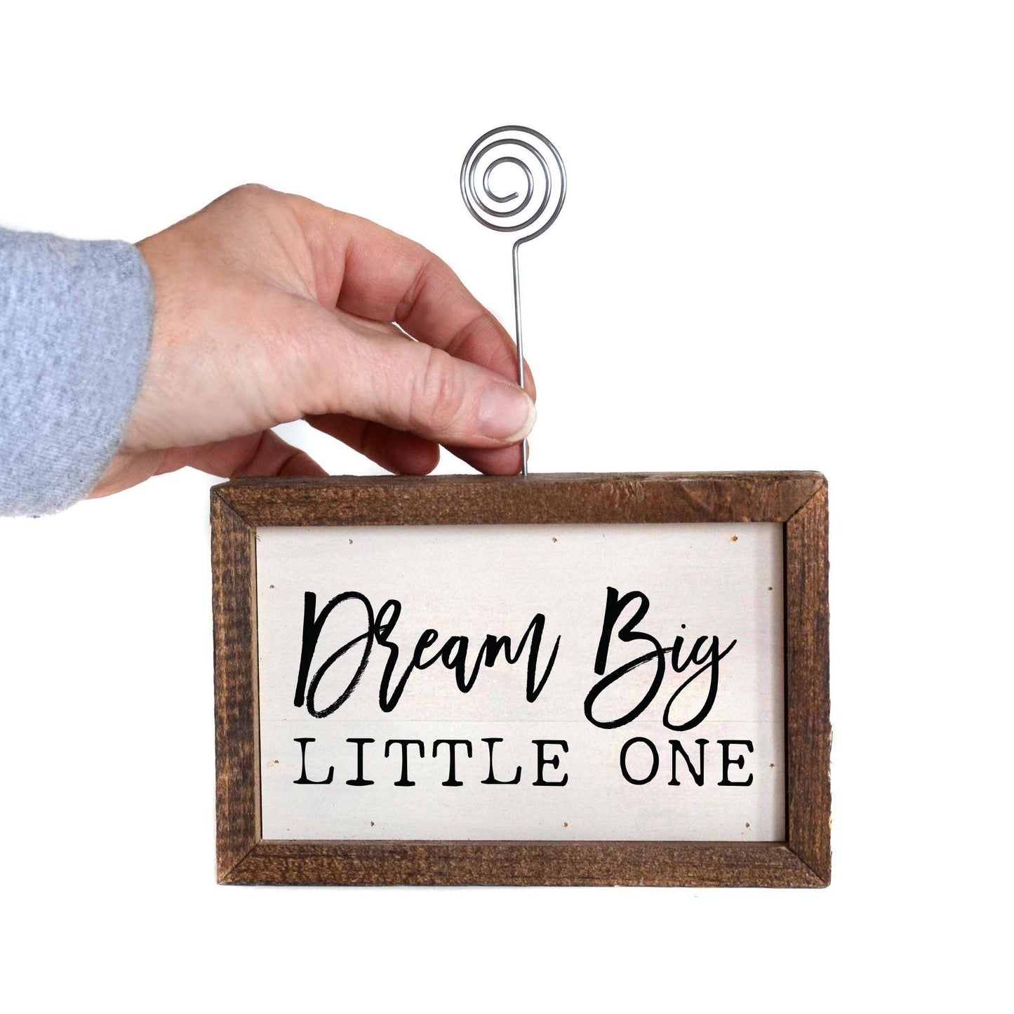 6X4 Dream Big Little One - Picture Frame Block