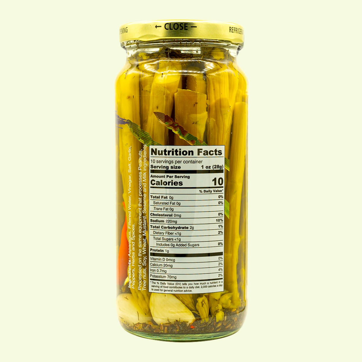 Handcrafted Pickled Asparagus