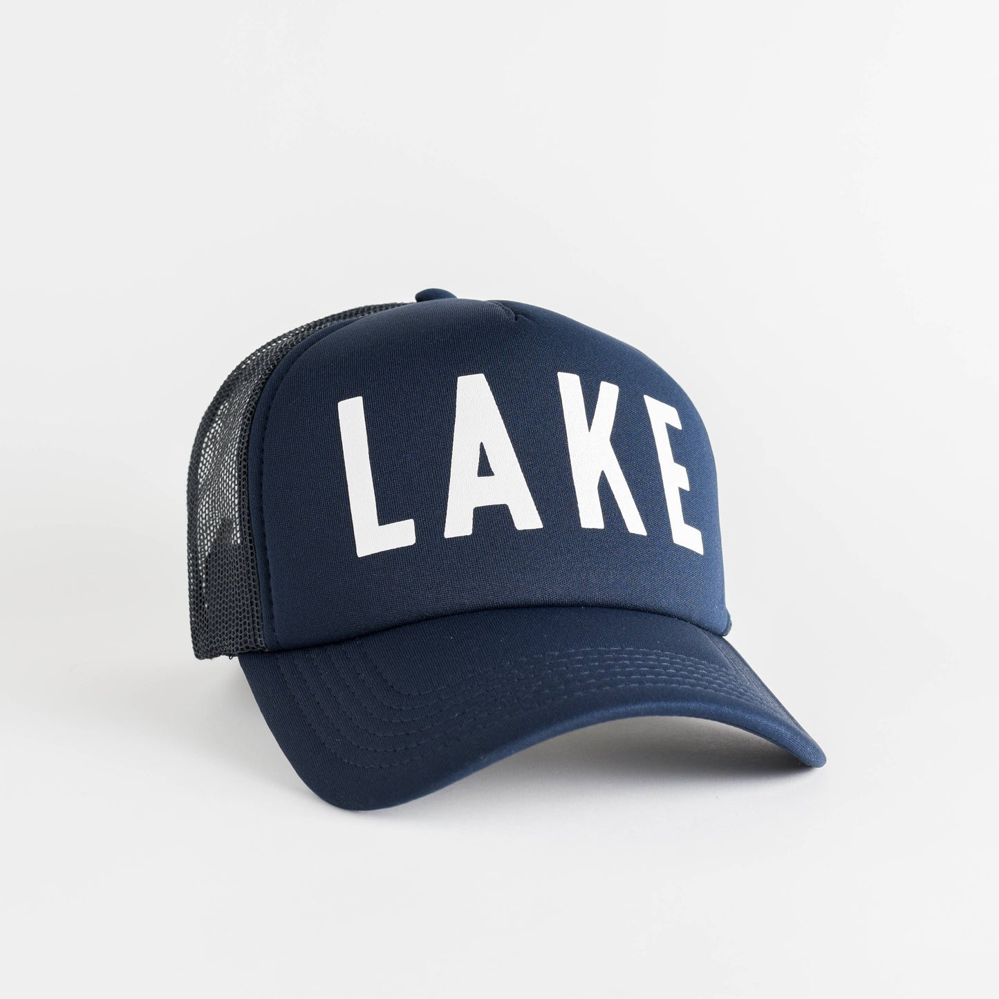 Lake Recycled Woman's Trucker Hat - navy