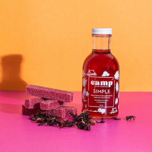 Hibiscus Simple Cocktail Syrup