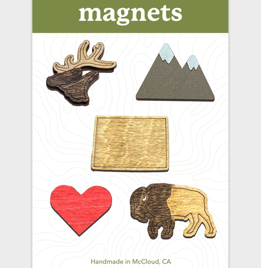 Wyoming Magnets Set