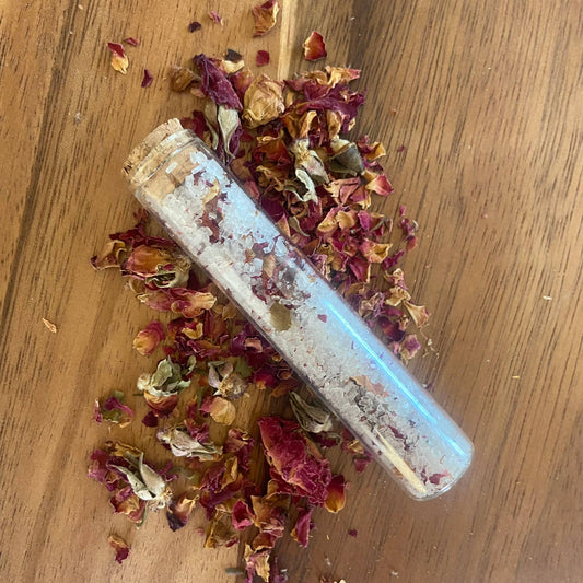 Herbal Bath Soak Test Tubes | Made With Dried Flowers
