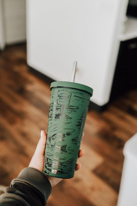National Forest Travel Tumbler - Forest Green