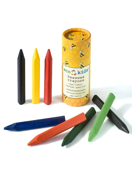 Beeswax crayons - triangle -