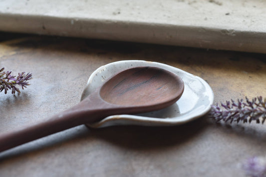 Pottery Spoon Rest